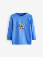 Лонгслив для мальчика Next N22-067, 3 шт., Черный, Молочный, Синий