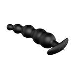 Рельефный анальный стимулятор Special Anal Stimulation (12 режимов) (Цвет: черный)