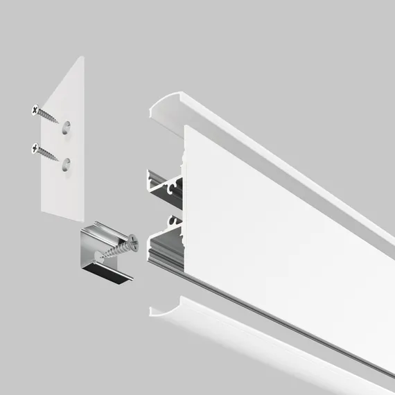 Алюминиевый профиль накладной 18x48 (Белый, 2 м), ALM-1848-W-2M Led Strip alm-1848-w-2m