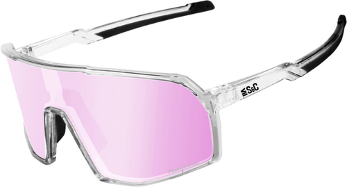 Очки S&C YOUCAN Photochromic Pink mirror, Shinny crystal