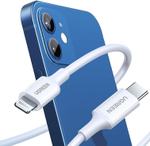 Кабель Ugreen Lightning (M), USB TypeC (M) белый
