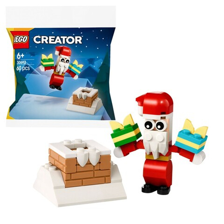 Конструктор LEGO Creator 30692 Санта-Клаус и рождественский дымоход арт. 30692 60 дет