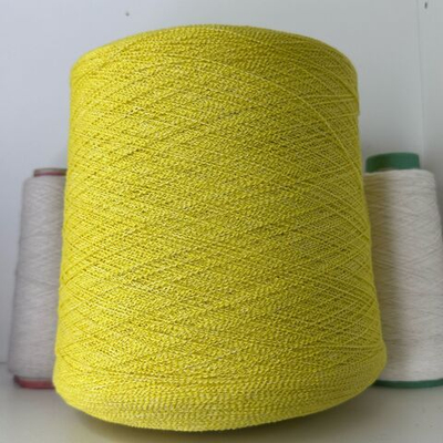 ALMA - Lineapiu; 65% хлопок, 35% п/а; мелкое букле на белой нити; 500м/100гр; цвет: желтый лимонный; S506
