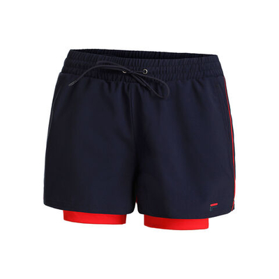 Женские теннисные шорты Fila Evie Shorts Women - Dark Blue, Red