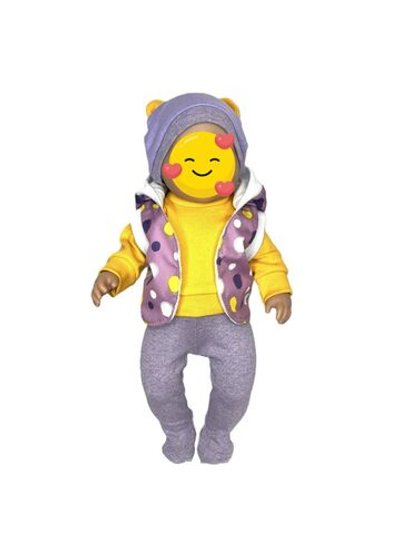 Набор одежды из 4 предметов  ростом 43 см (996)