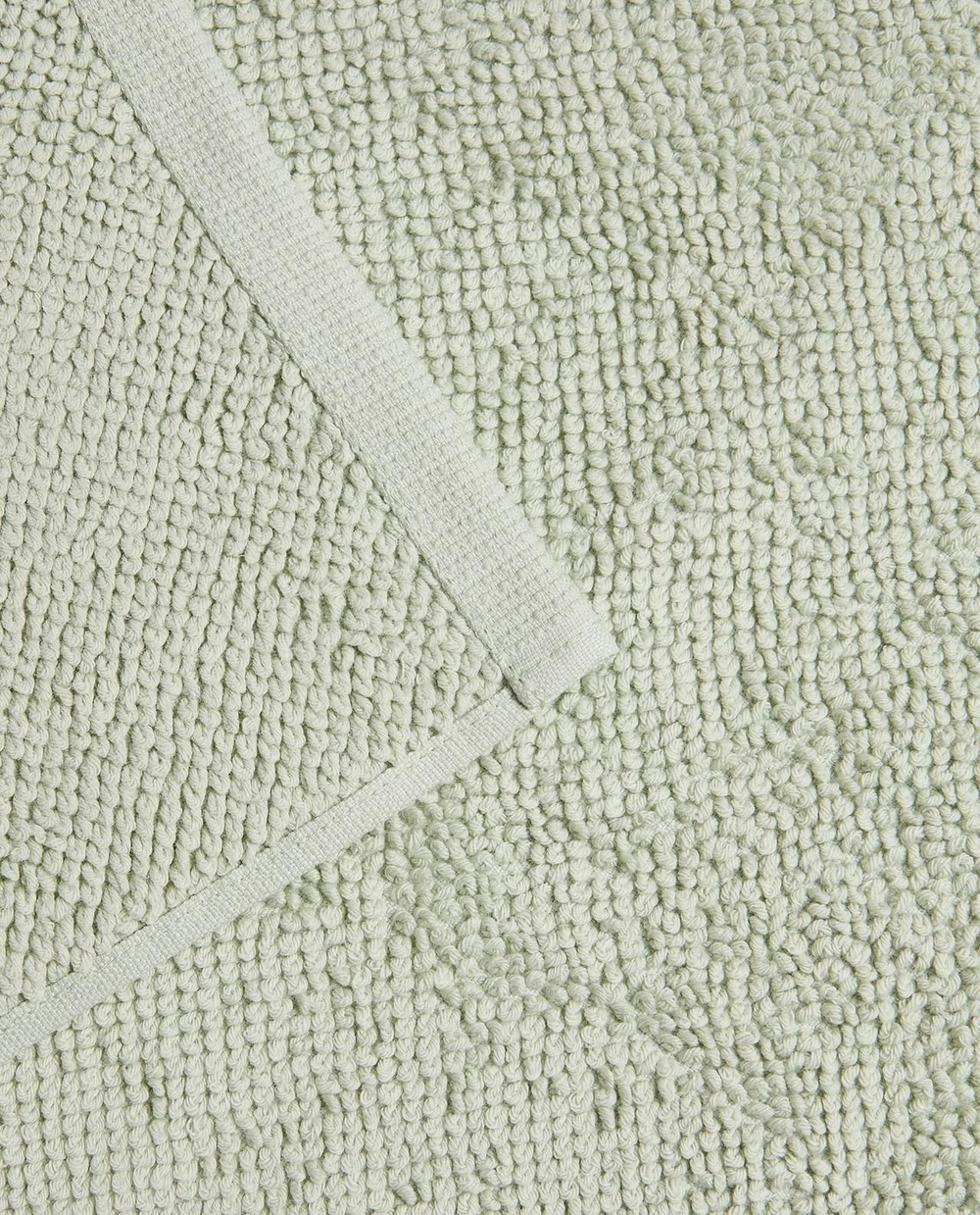 Zara Home - Гладкий нескользящий коврик для ванной, зеленый, 50x70 см