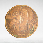 Italy 10 Centesimi 1926 R "Victor Emmanuel III",VF