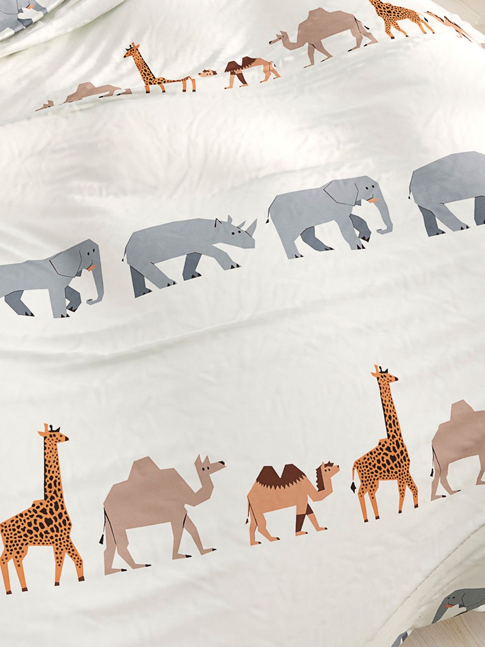 Наволочка комплект 2шт Сказка "Саванна" 40х60 см, перкаль