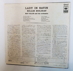 Винтажная виниловая пластинка LP Billie Holiday With Ray Ellis And His Orchestra Lady In Satin (Japan 1975)