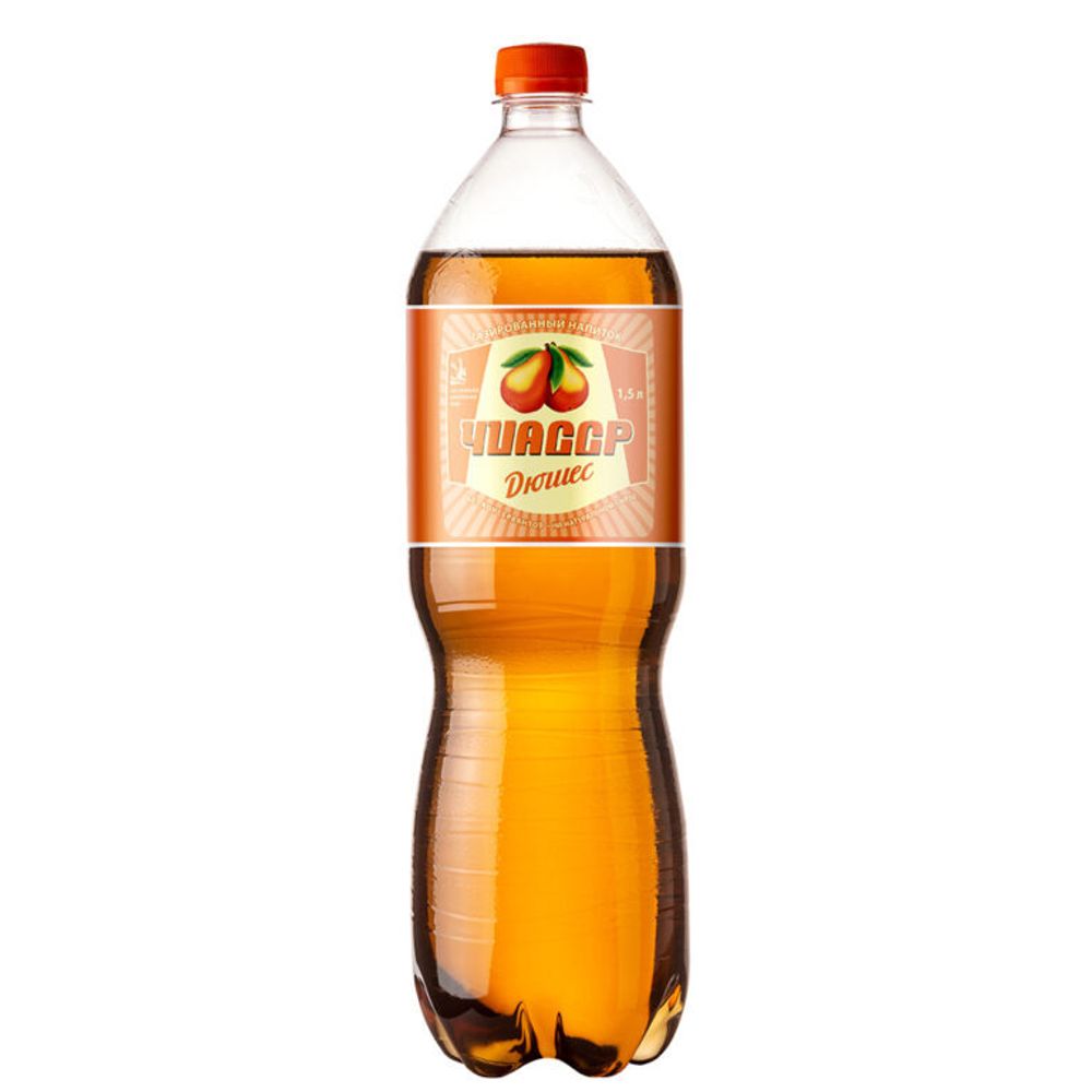 Напиткок газ ЧИАССР, дюшес, 1.5л, ПЭТ