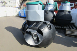 Емкость пищевая ЭкоПром Подземная U 1250 л. горизонтальная (112x168x184см;черный) - арт.555638