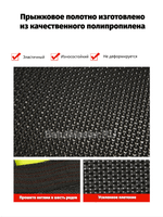 Каркасный батут с Т-образной ручкой, желтый, диаметр 4 фт, восьмиугольный