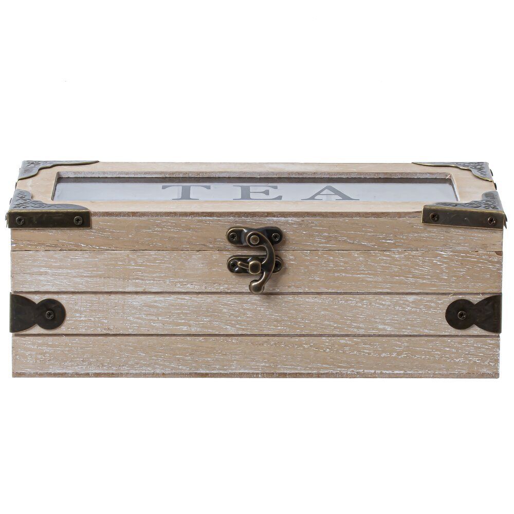 GAEM Шкатулка для чайных пакетиков, L24 W10 H8,5 см