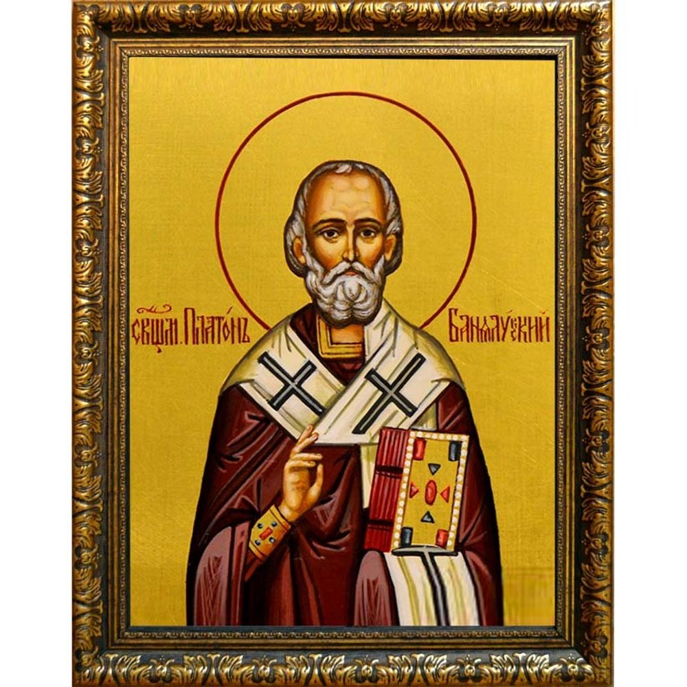 Платон Йованович, Банялукский, епископ, священномученик. Икона на холсте.