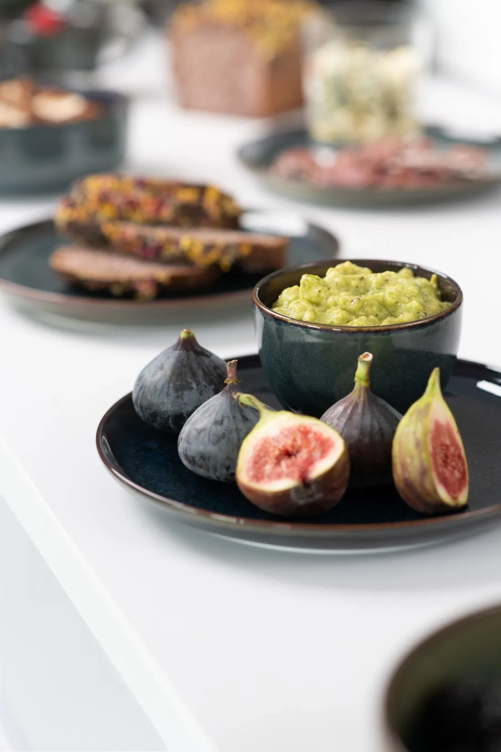 Like. by Villeroy&Boch Набор джинсовых тарелок ручной работы для 2 человек 19-5168-2610 + 19-5168-2700 + 19-5168-2640