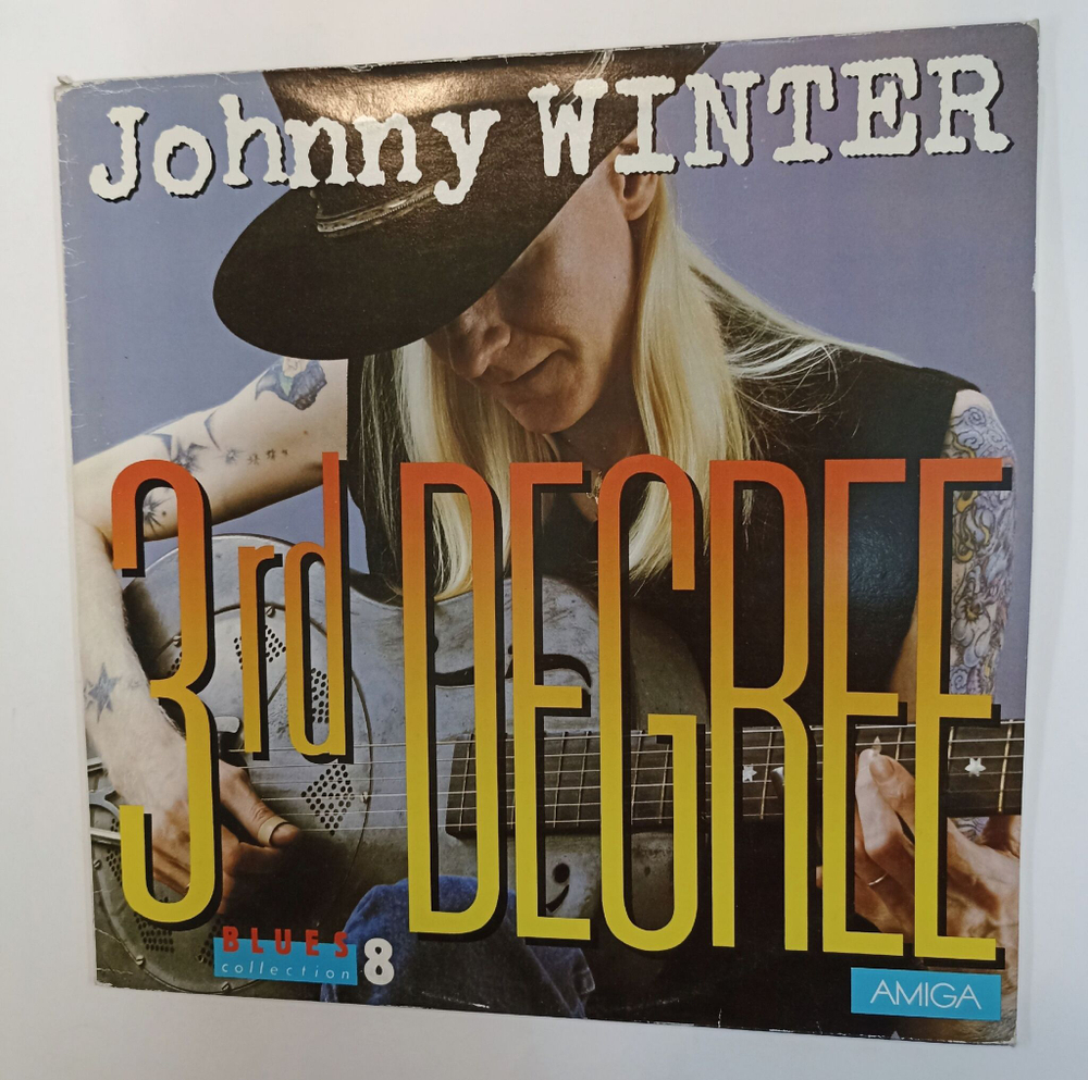 Винтажная виниловая пластинка LP Johnny Winter 3rd Degree (GDR 1988)