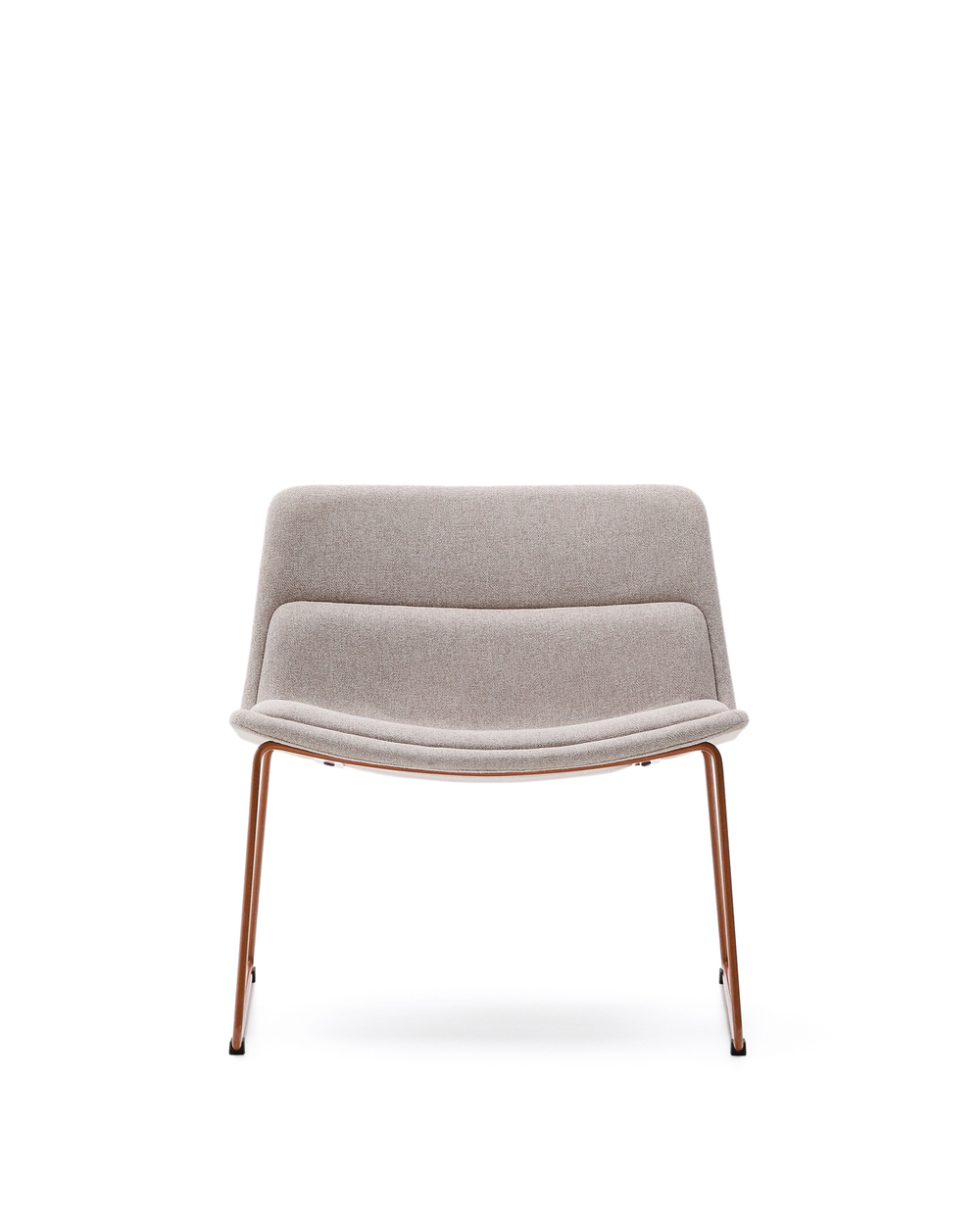 Zahara Стул со стальными ножками полиэстер бежевый