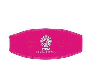 Неопреновый чехол-оголовник TUSA MS-20 для ремешка маски розовый