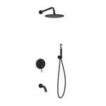 Душевой комплект Sancos Select встраиваемый для душа, цвет чёрный матовый