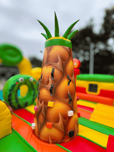 Коммерческий надувной батут « Спелый абрикос», 10*6*5 м