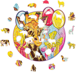 Деревянный пазл Wood Trick Грациозный Жираф (24x23 см)