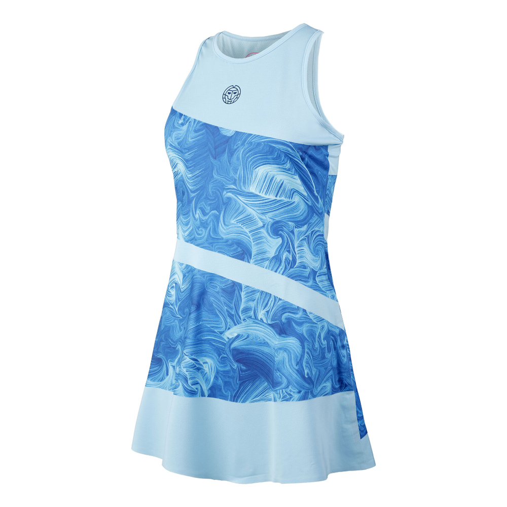 Женская теннисное платье BIDI BADU Abeni Tech 2in1 Dress Women - Light Blue, Blue