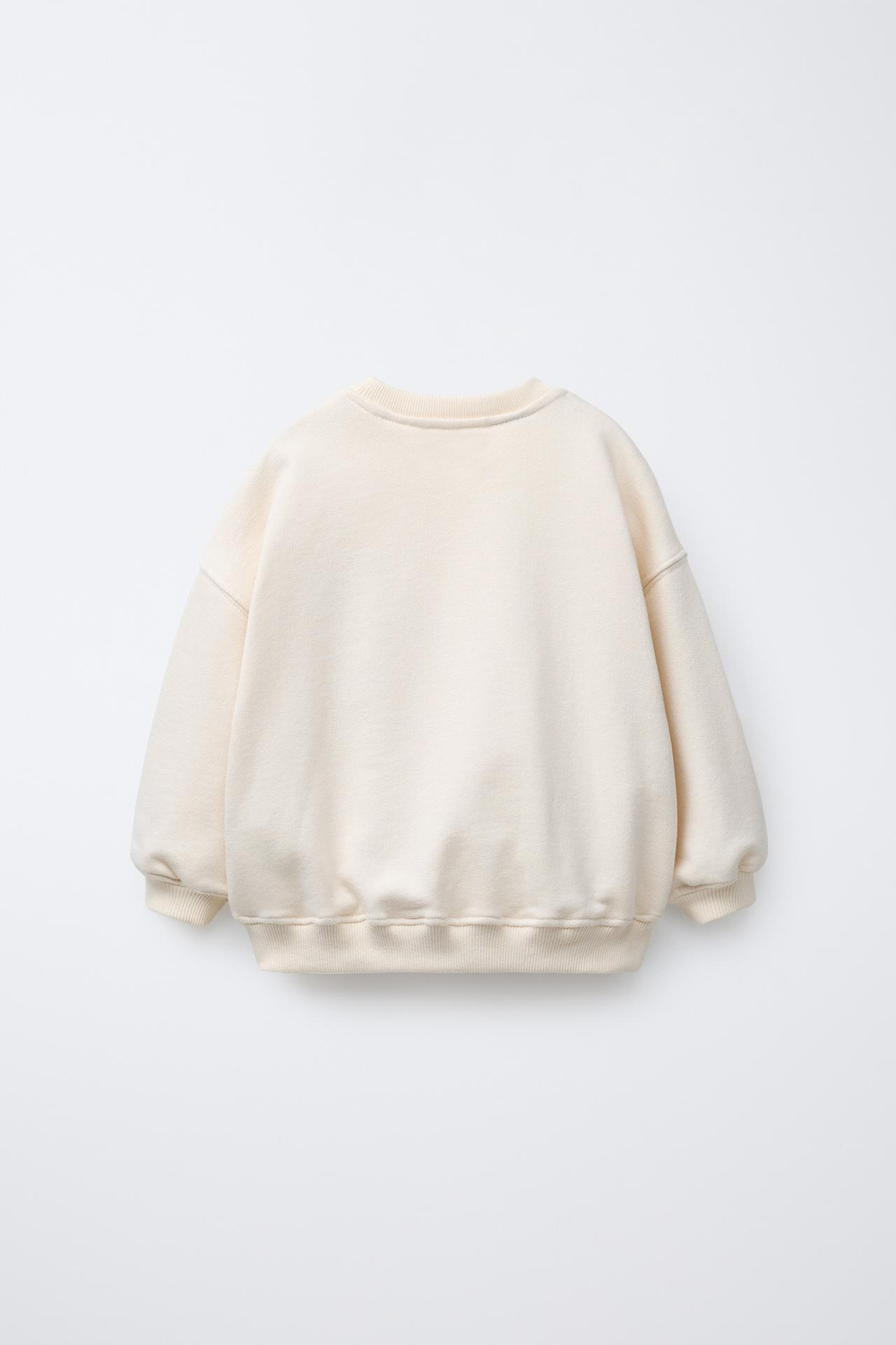 ZARA ТОЛСТОВКА С ВЫШИВКОЙ «МИННИ МАУС» ©, ЭКРЮ