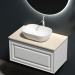 Тумба подвесная Sancos Very, Bianco 790х445х406, под столешницу с отверстием под смеситель, цвет Kreman