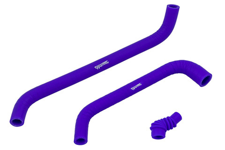 Патрубки регулятора холостого хода дв.ЗМЗ-405 (3 шт) силикон армированный