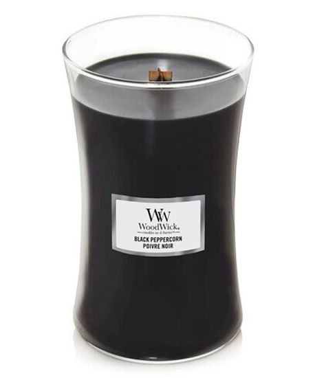 Черный перец, ароматическая свеча, WoodWick