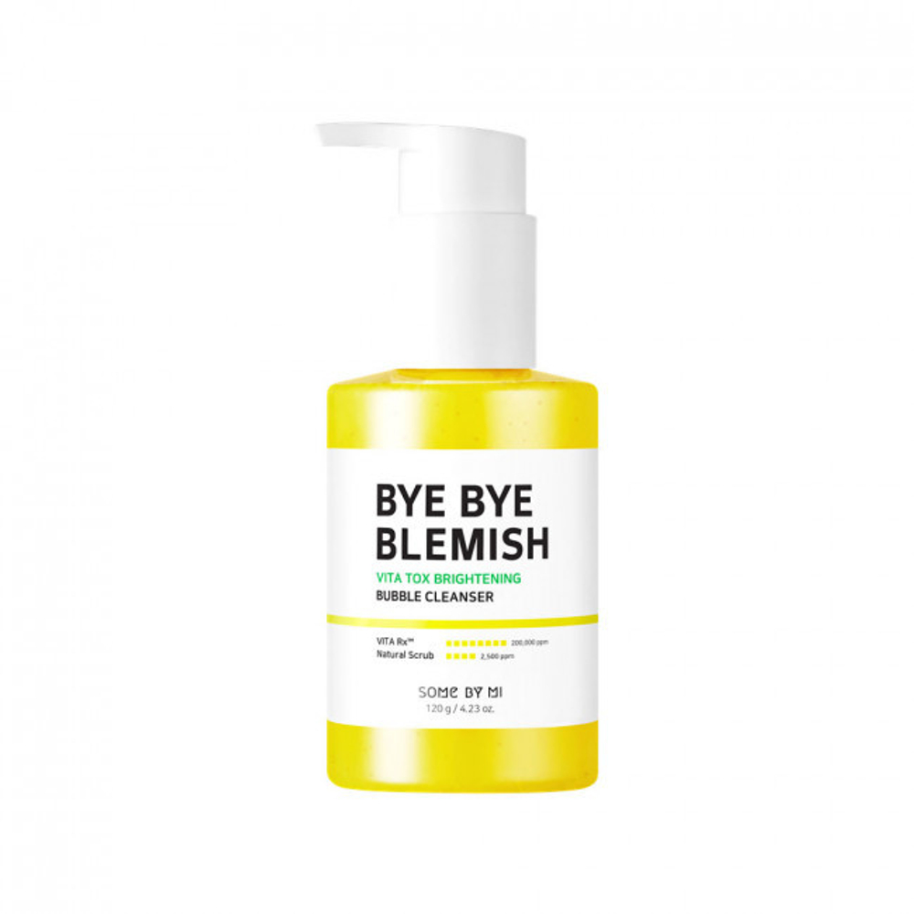 Some By Mi Bye Bye Blemish Vita Tox Brightening Bubble Cleanser осветляющее кислородное средство