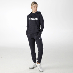 Женские теннисные брюки adidas Linear French Terry Training Pants Women - Dark Blue, White