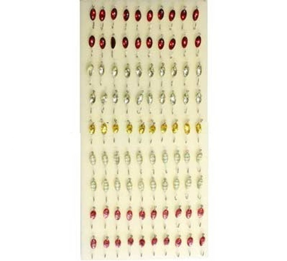 Мормышка фосфорная с флексом №25-Л крючок №10