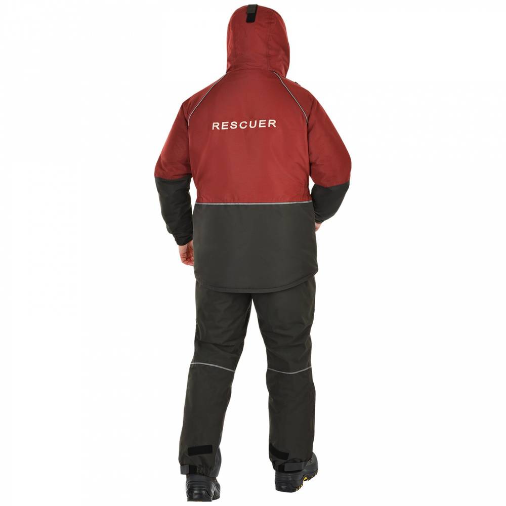 Костюм-поплавок мужской зимний "Rescuer II comfort" -40, hardguard, махагон, ХСН