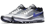 Nike Air Max 97/BW Metallic Silver Persian Violet fabric non-slip lightweight low-top running shoes men's blue silver sports