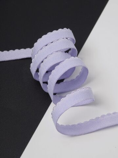 Резинка отделочная орхидея ажурная ширина 10 мм с учетом фестона