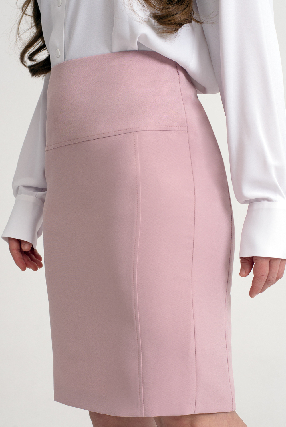 Юбка женская 1042оа-55, Пудровый #184Пуд011042оа-55