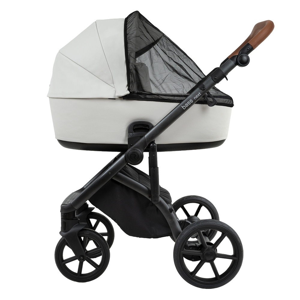 Коляска 2 в 1 Roan Bass Next 2.0 Leather, Island Stone