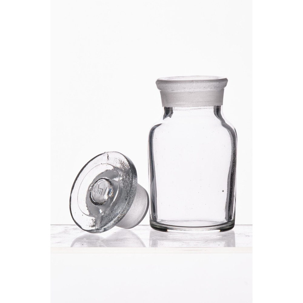 Склянка (штанглас), 60 мл, широкое горло, светлое стекло