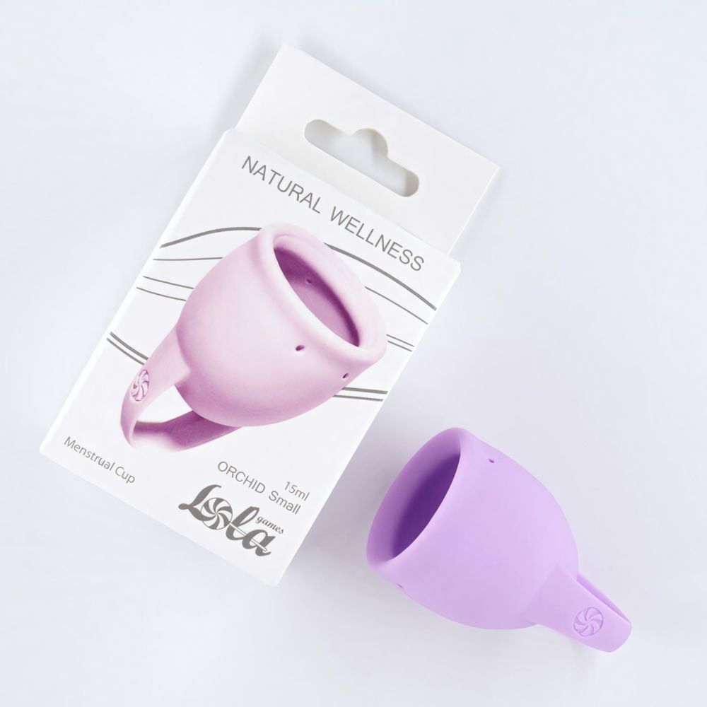 Менструальная чаша Natural Wellness Orchid 15 ml lavander (Цвет: розовый)