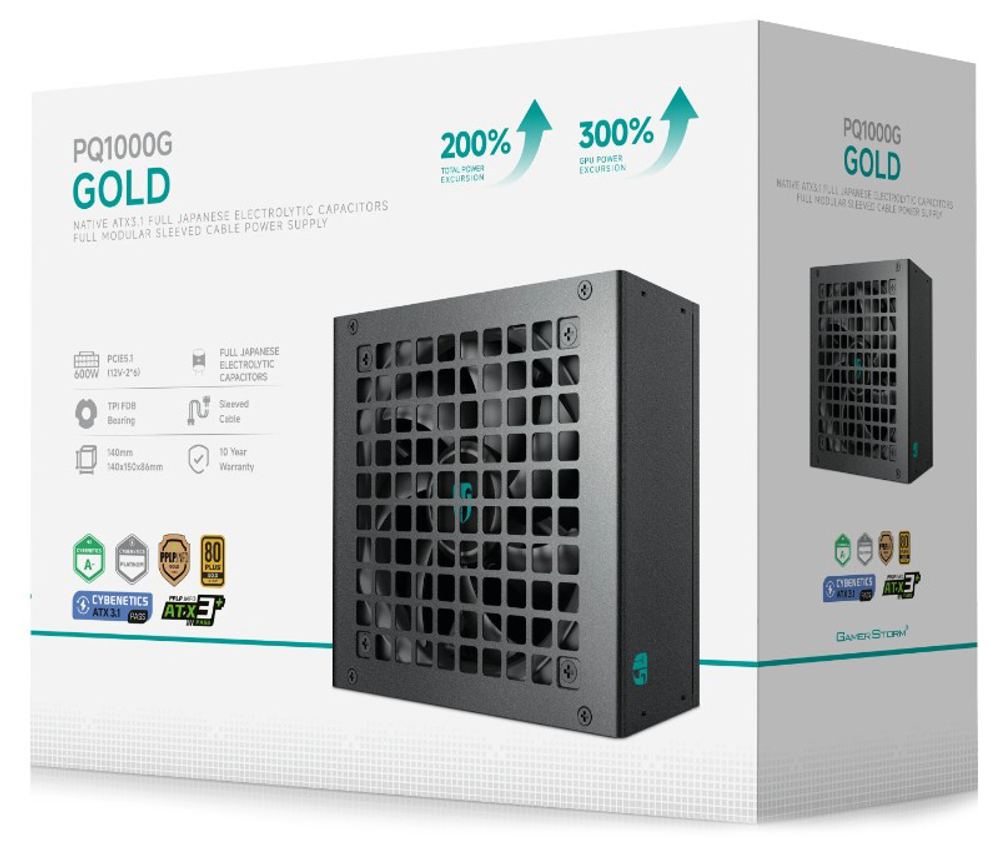 Блок питания ATX Deepcool GAMERSTORM PQ1000G
