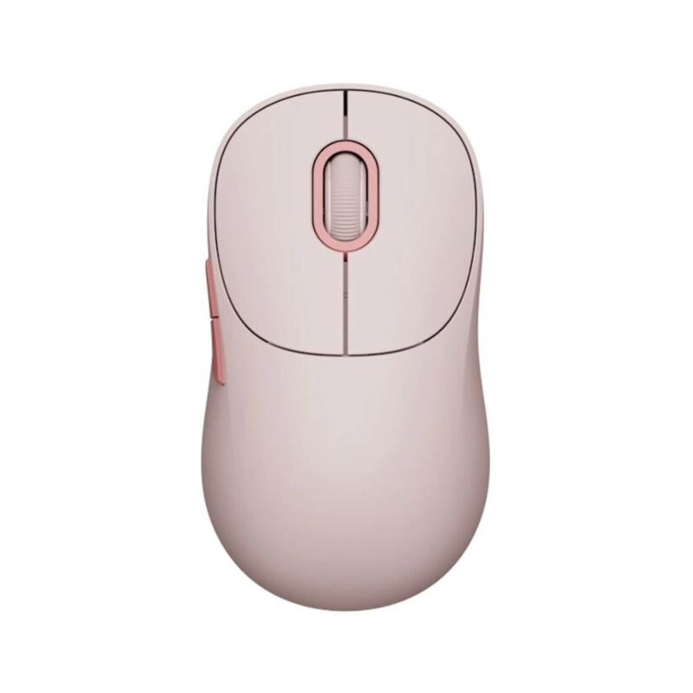 Мышь Xiaomi Wireless Mouse 3, Pink (беспроводная 2.4 GHz, Bluetooth) Бесшумная