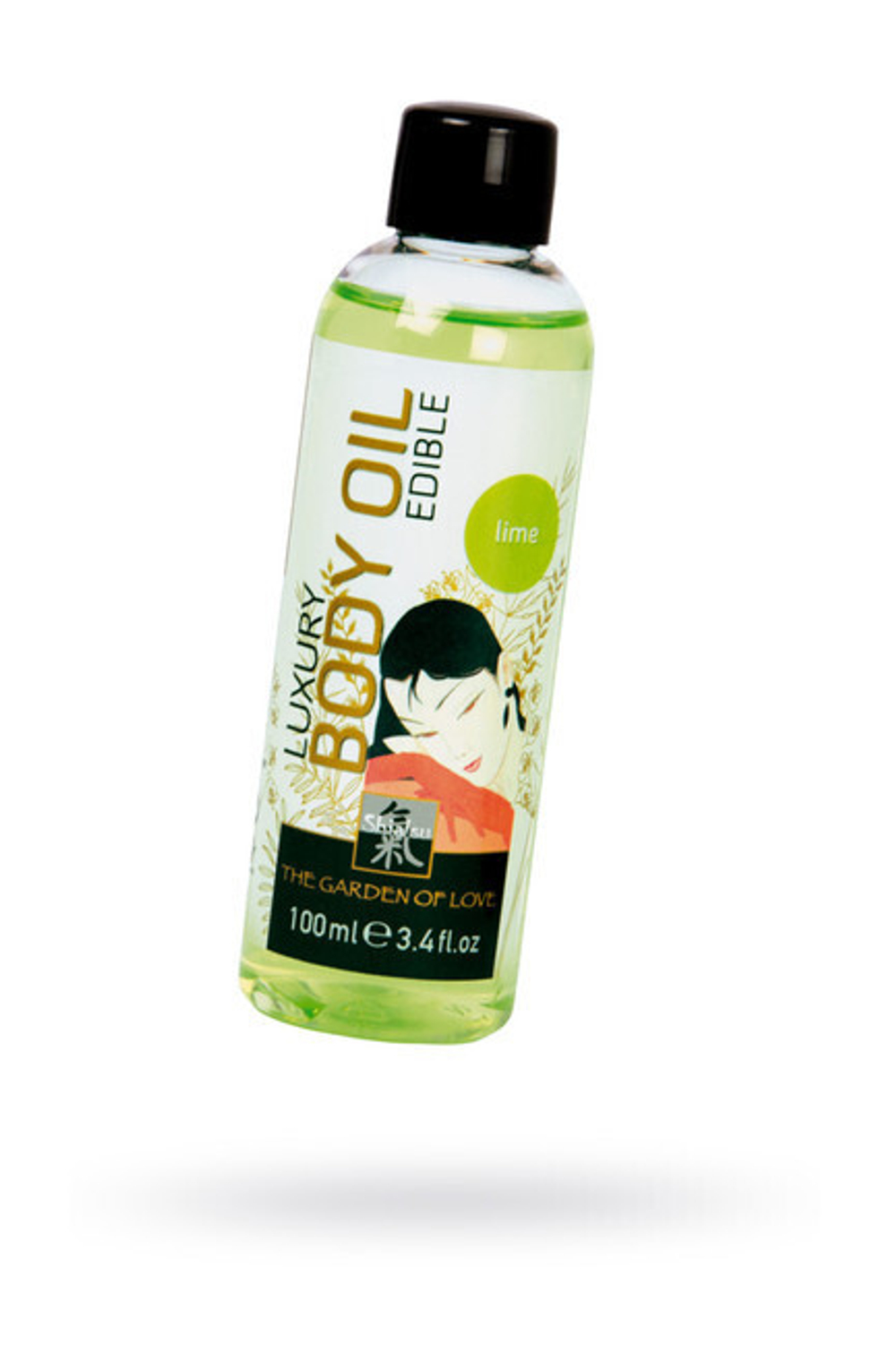 Съедобное масло для тела с ароматом Лайма 100 мл (Цвет: прозрачный)