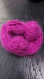 Итальянская пряжа в пасмах от BIAGIOLI MODESTO Angora 80, Spiky 3/17, 80% Ангора, 20% Нейлон