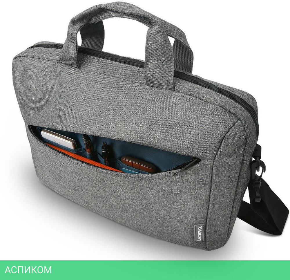 Сумка для ноутбука Lenovo Laptop Casual Toploader T210 серый (4X40T84060)
