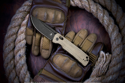 Складной нож Kizer Escort сталь 154CM BlackWash рукоять Микарта