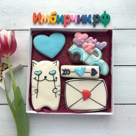 Имбирные пряники Любовь