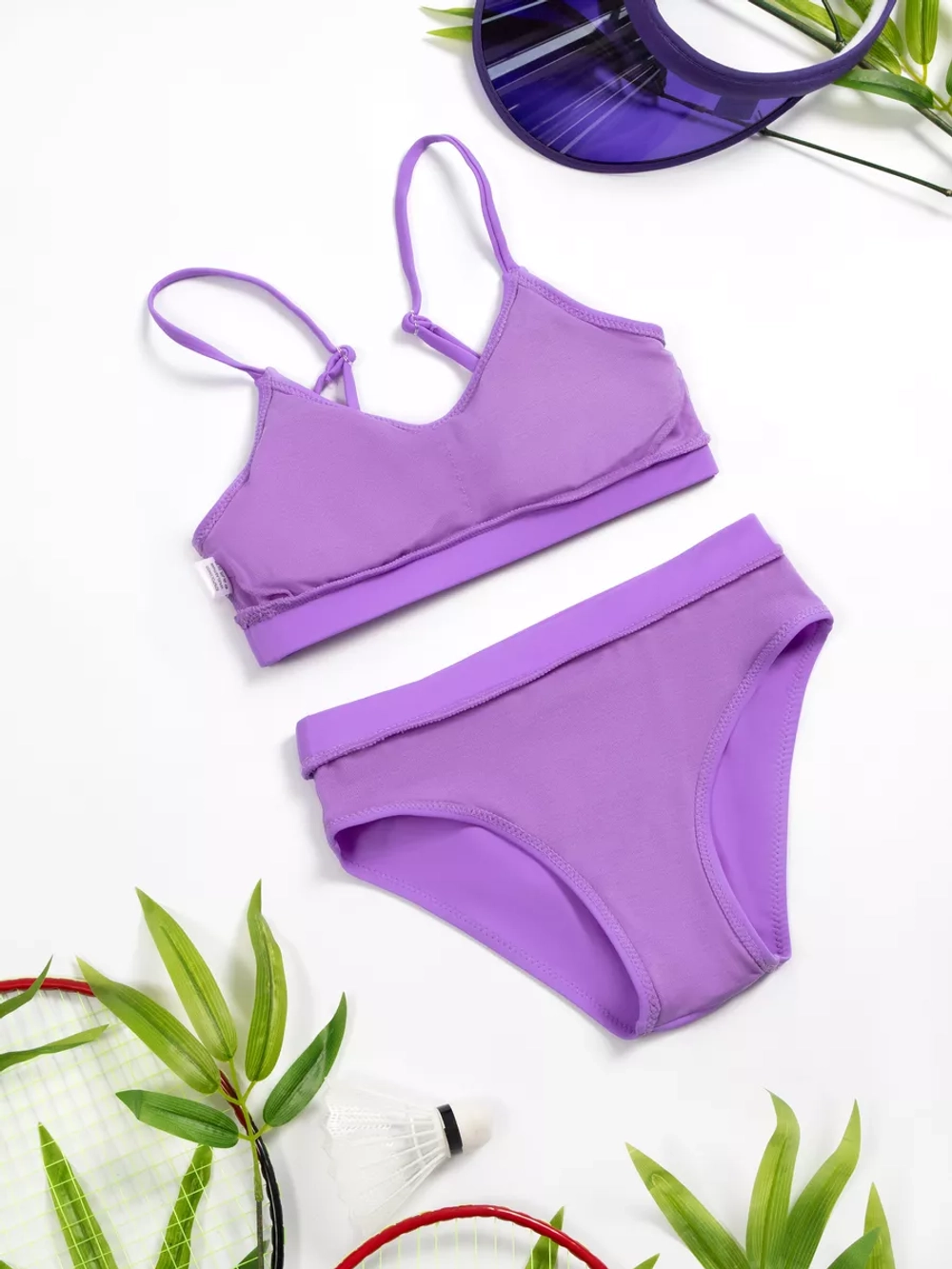 купальник раздельный спортивный 3 в 1 топ парео и плавки