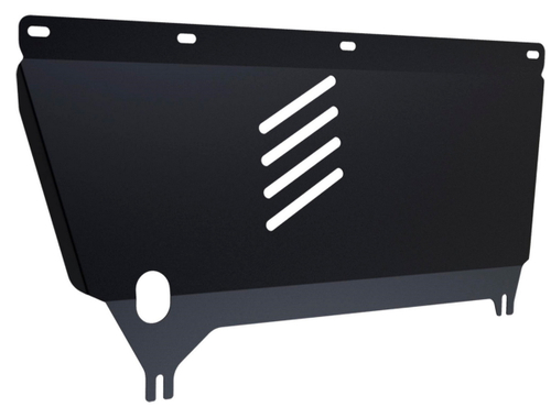 Защита картера и КПП АвтоБроня для Citroen C3 Picasso (V - 1.4; 1.6) 2009-2012/Peugeot 207 (V - все) 2006-2013, сталь 1.8 мм, с крепежом, 111.01202.1