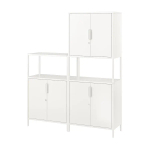 Комбинация шкафов - IKEA TROTTEN/ТРОТТЕН ИКЕА, 173х140 см, белый